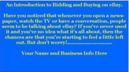 Product picture 40 PLR eBay Articles  